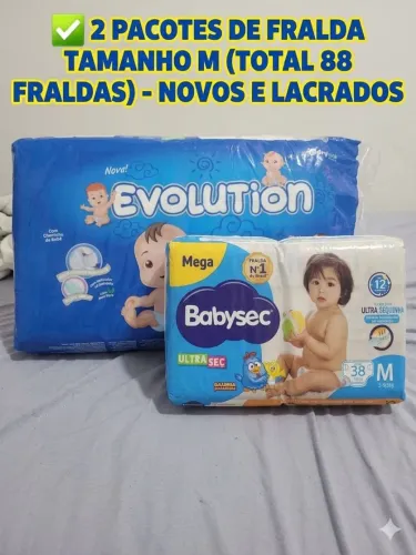 Mega combo fraldas