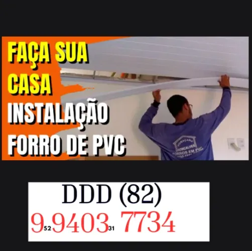 FORRO DE PVC R$39,00 -