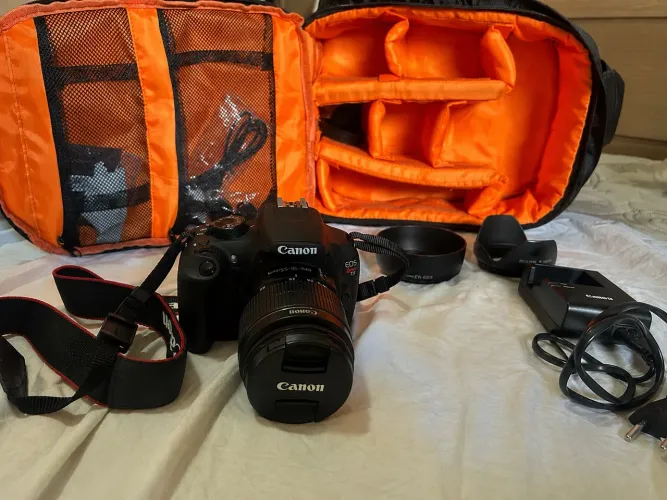 Câmera Canon T5 + Lente + Kit Completo
