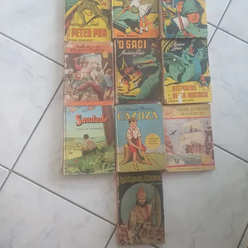 Livros Monteiro Lobato/ Tales Andrade / Viriato Corrêa. Raridades.