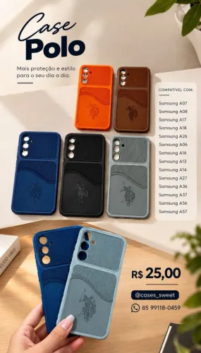 Case Capa Capinha Polo Samsung Xiaomi Realme