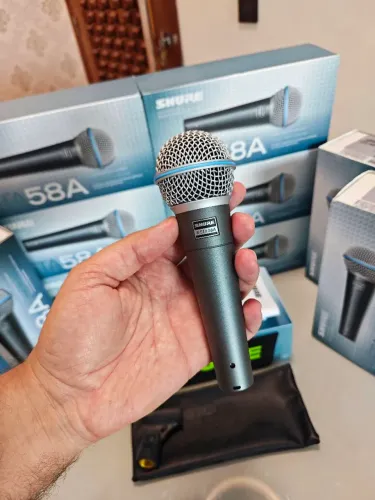 MICROFONE SHURE BETA 58A DINÂMICO ( promoção 329,00)