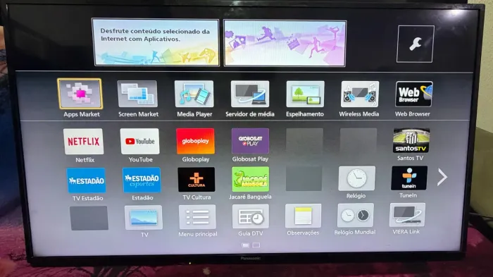 Tv smart Panasonic 43 polegadas Bluetooth