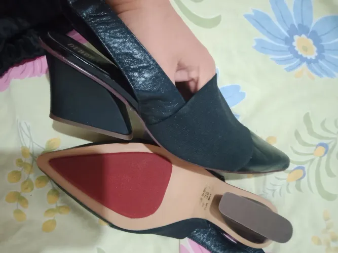 Sandália Scarpin Slingback