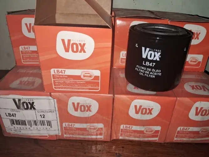 Filtro de Óleo Elba Fiorino Premio Tempra Tipo Uno Vox Filtros LB47 (21 Unidades)