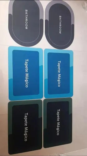 Tapete mágico absorvente a água 
