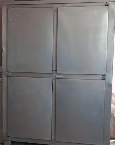 Geladeira em inox 4 portas