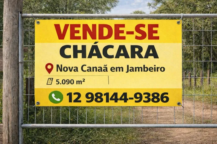 CHÁCARA A VENDA - JAMBEIRO/SP