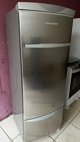 Freezer Brastemp inox frost free ENTREGO