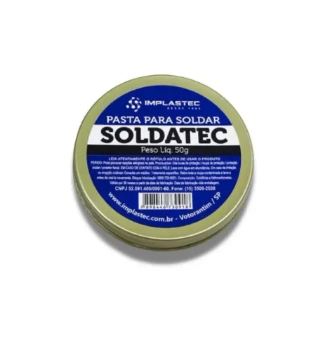Pasta Para Soldar Pote 50g Soldatec Implastec