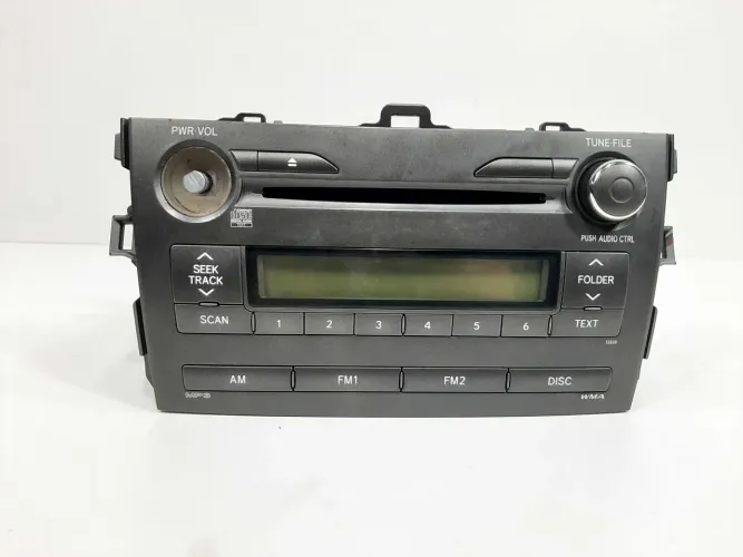 Rádio Som Corolla S/ Botão Ligar/deslig 2011 A 2014 Bloq.