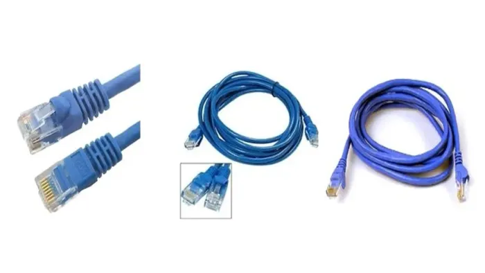 Cabo De Rede Cat 6 Rj45 0,60, 070 E 0,80 Cm (5 Unidades)