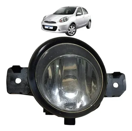 Farol De Milha Esquerdo Nissan March S 1.6 2014 Original