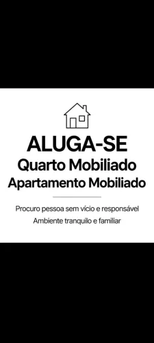 Alugo quarto mobiliado 390