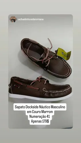 Sapato de couro