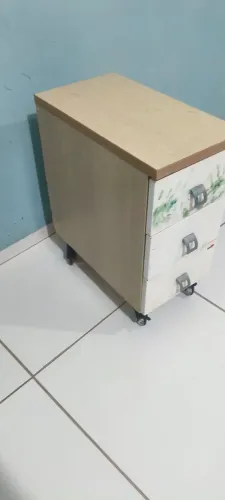 Móvel 3 gavetas com rodinhas