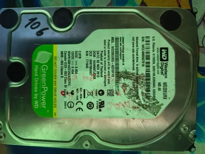 Vendo HD de 2TB
