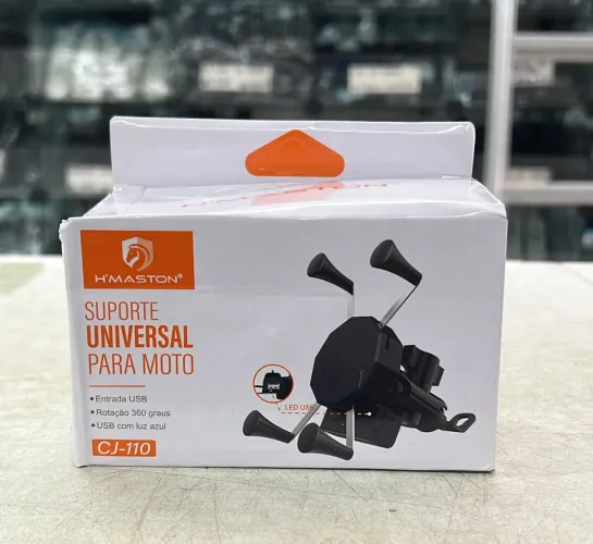 Suporte para Celular Moto Usb Garra X com carregador