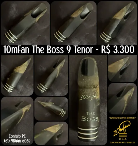 BOQUILHA PARA SAX TENOR 10mFan THE BOSS 9 - MASSA (HR)