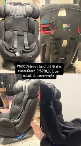 Cadeira infantil para o carro