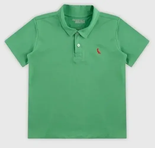 Camisa polo reserva mini verde 