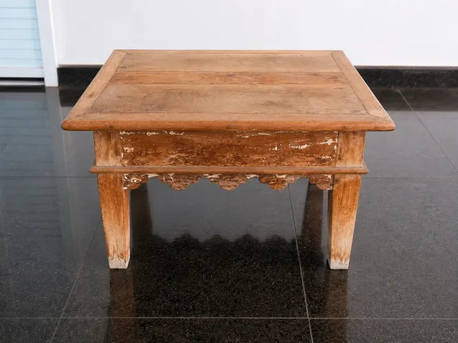 Mesa de centro rústica
