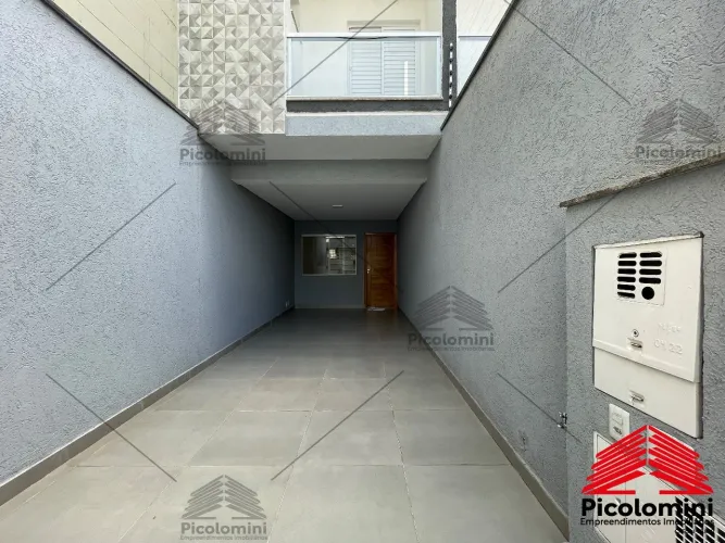 Sobrados novos 90m2, 3 dormitórios, 1 suíte, sala dois ambientes, cozinha, área de serviço
