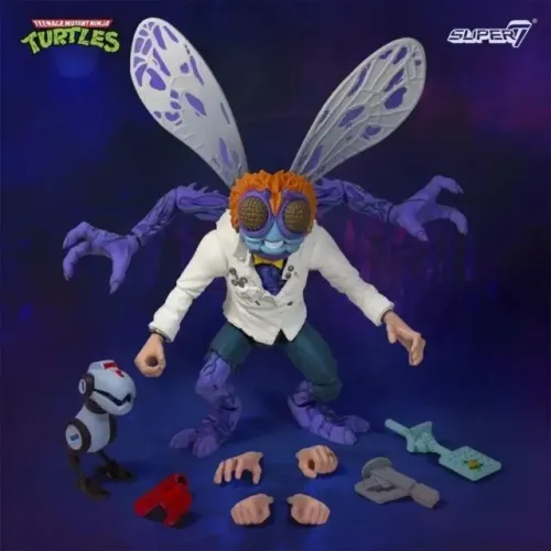 Super 7- Baxter Stockman Tmnt Ultimates! -lacrado Cx Parda