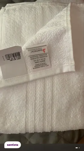 Toalha de rosto santista linha profissional 