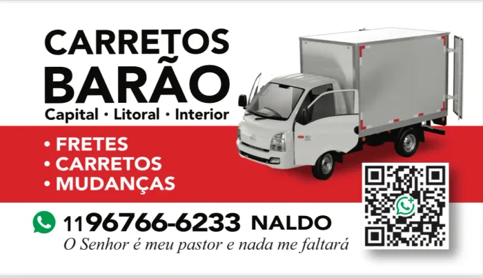 Carretos, fretes é mudanças 