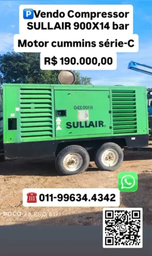 Compressor SULLAIR 900 PCM