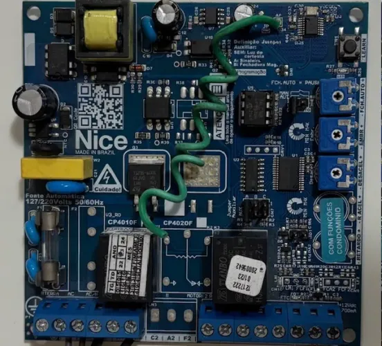 Central Peccinin Nice CP4010-F com 10 Controles ORIGINAIS em perfeito estad