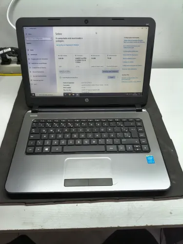 Notebook HP 240 G3 - Intel i3 / 8GB RAM / SSD - Pronto para Uso!
