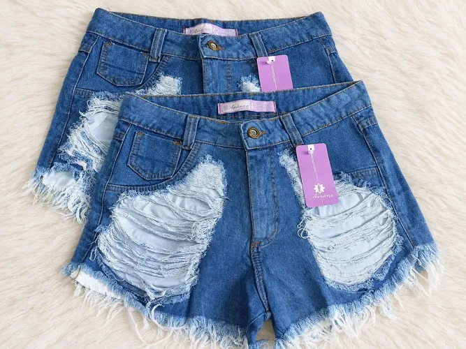 Short jeans azul claro ariene