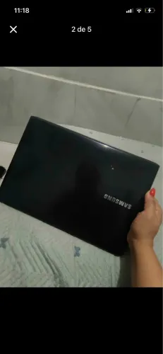Vendo notebook Samsung usado porém conservado leia descrição