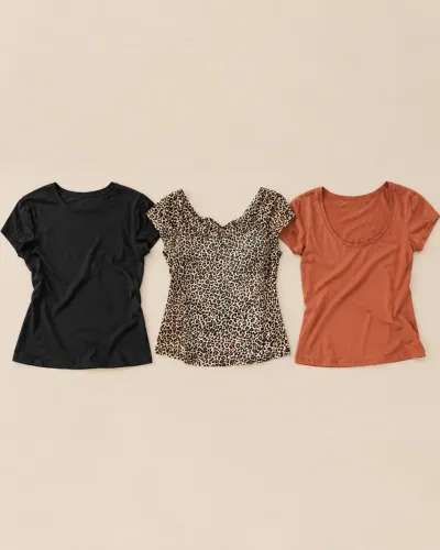 Kit 3 Blusas da Shein 