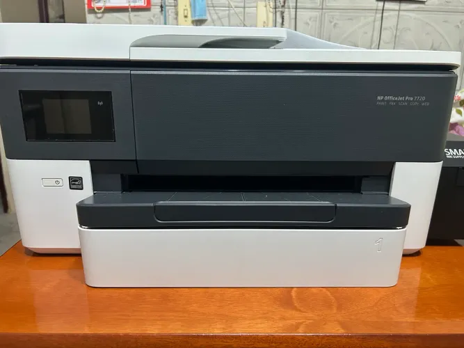 Impressora Multifuncional HP OfficeJet 7720 com Bulkink - A3