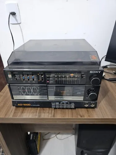 Aparelho se som Sony AD - 1500, Clássico 3x1