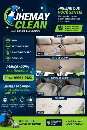 Limpeza de estofados
