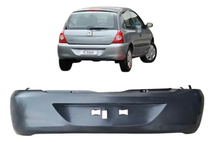 Parachoque Traseiro Clio Hatch 2006 A 2011
