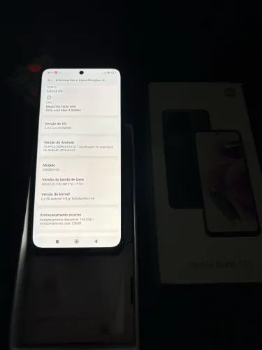 Redmi note 12S ,256 gb carregador e caixinha