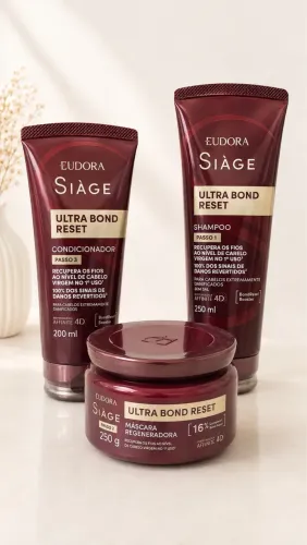Kit Eudora Siàge ultra bond reset reconstrução