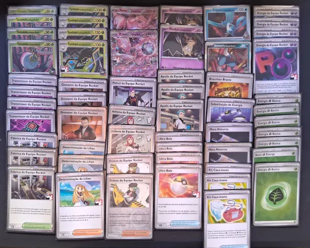 Deck Pokémon Mewtwo ex da Equipe Rocket