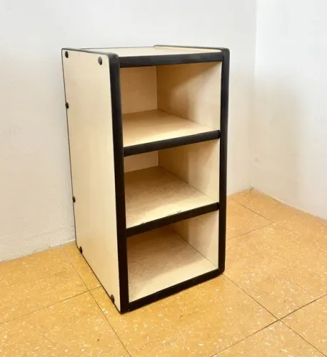 Nicho Organizador De Chão ou Parede Escritório / Home Office - Madeira Super Firme Estante