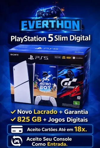 Ps5 Slim Digital Novo Lacrado