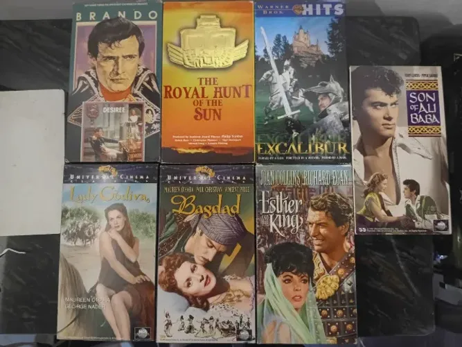 Fitas VHS importadas filmes clássicos