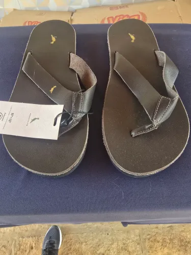Sandália Masculina Casual Reserva Go Noronha Deck Couro
