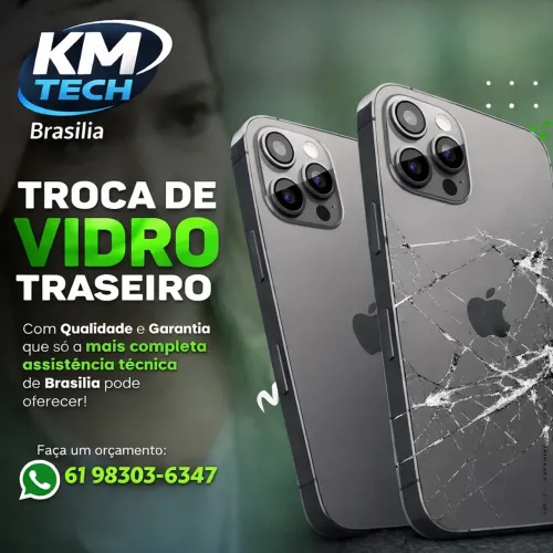 TROCA DE VIDRO TRASEIRO DE IPHONE COM EXCELÊNCIA EM BRASILIA