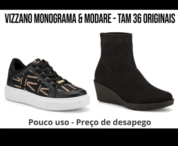 Meninas,desapegando de 2 queridinhos  que usei pouquíssimo tempo,tam 36!!  170,00 os dois 