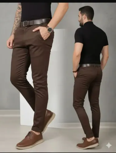 Calça Slim fit marrom tam 40 Vendo ou Troco